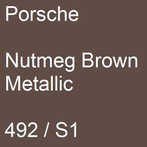 Porsche, Nutmeg Brown Metallic, 492 / S1.